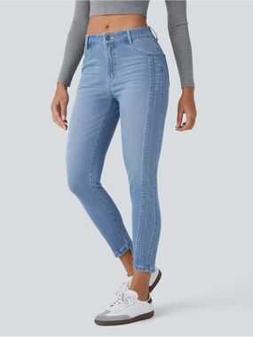 NWT Halara Flex Mid Low Rise Casual Skinny Jeans Size S